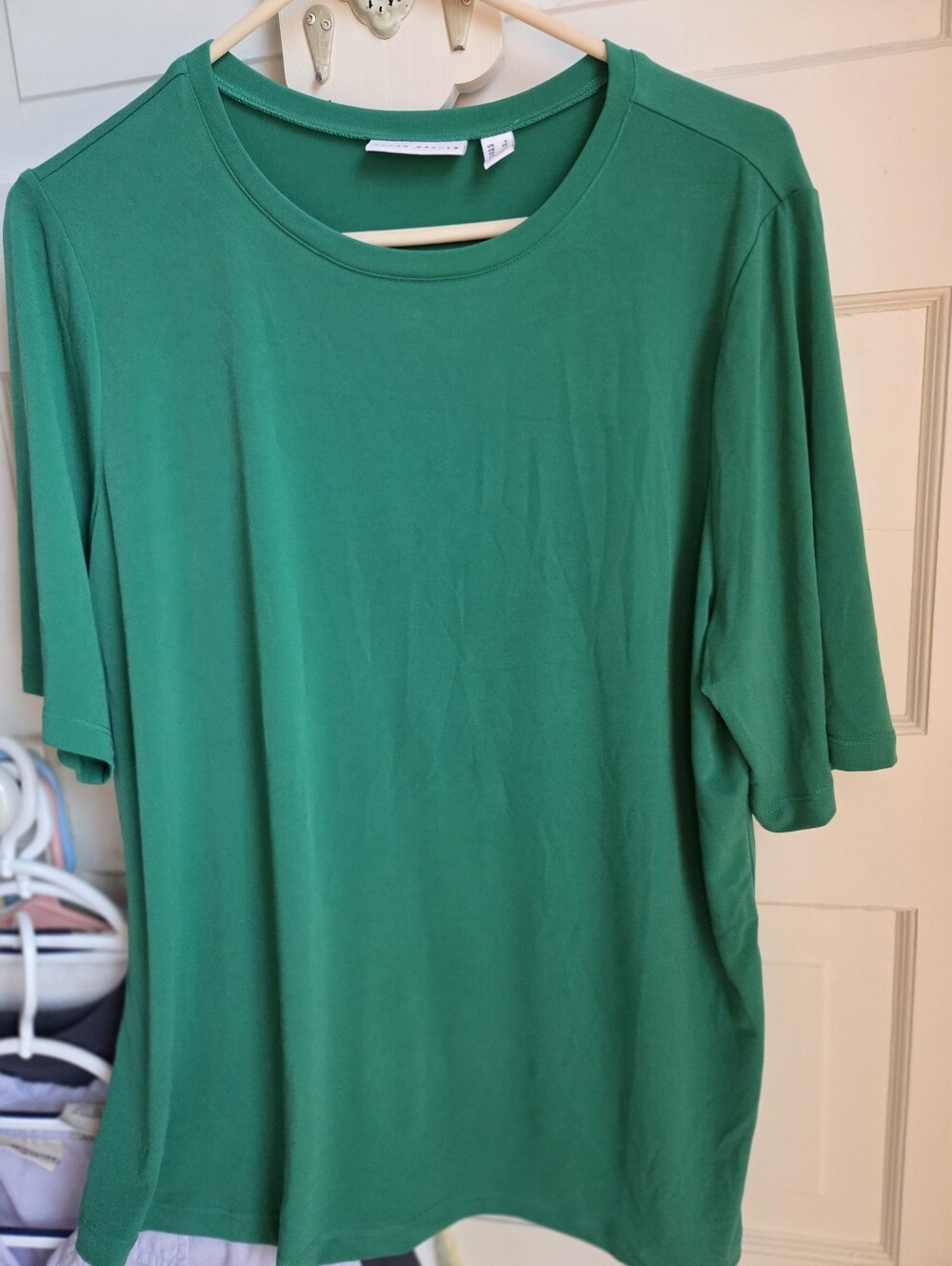 Susan Graver Elbow Sleeve Top